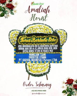 Papan Bunga Duka di Wedung