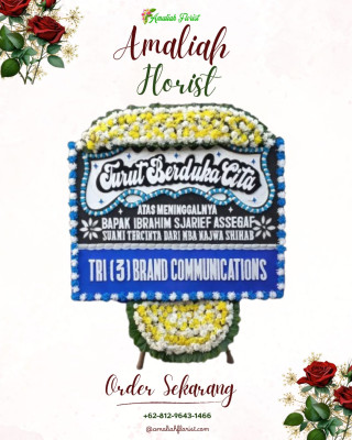 Papan Bunga Duka di Wedung